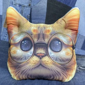 Подушки с фото: подушка Розумний котик